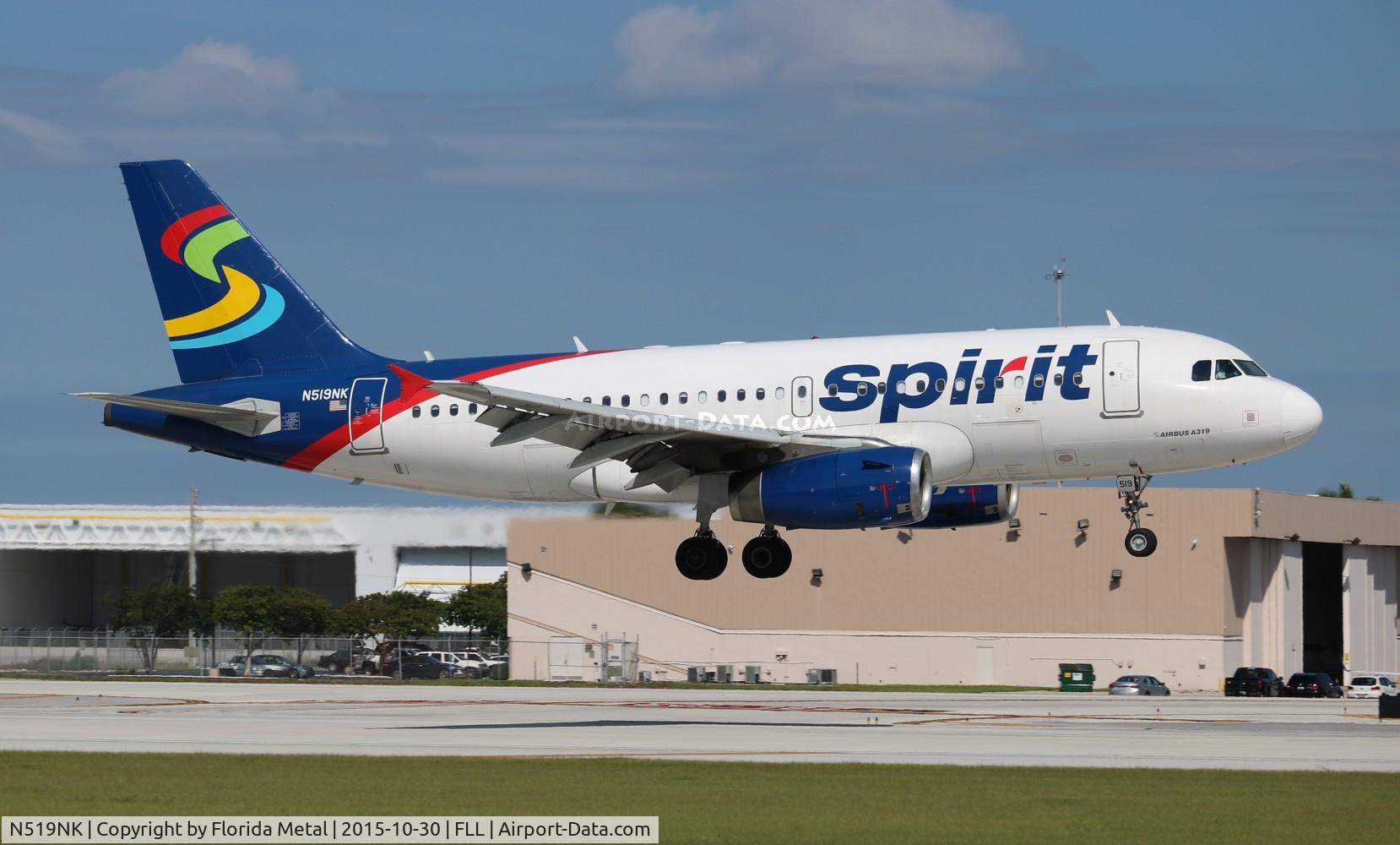 N519NK, 2006 Airbus A319-132 C/N 2723, Spirit