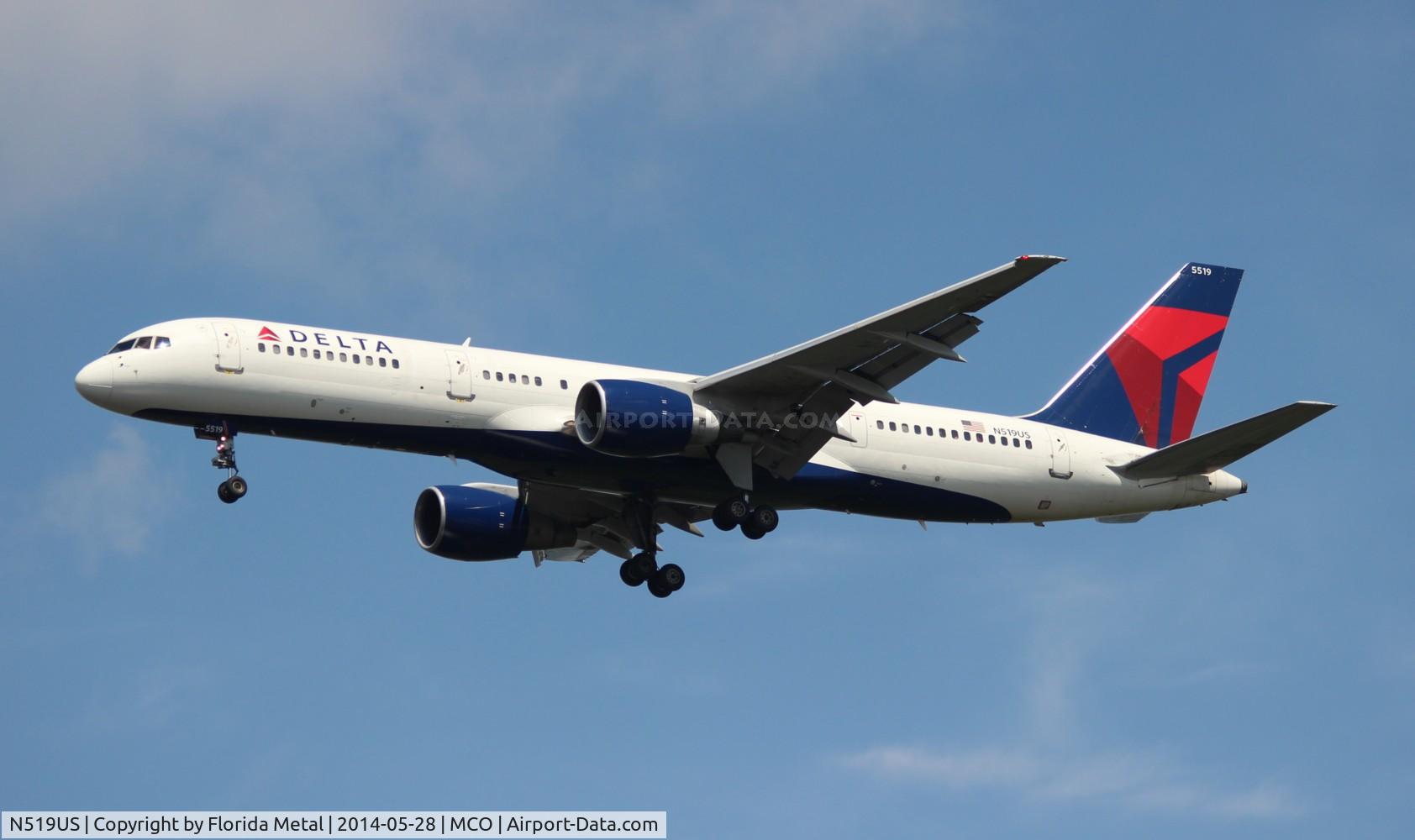 N519US, 1986 Boeing 757-251 C/N 23207, Delta