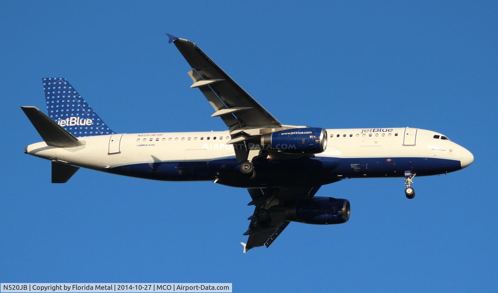 N520JB, 2001 Airbus A320-232 C/N 1446, Jet Blue