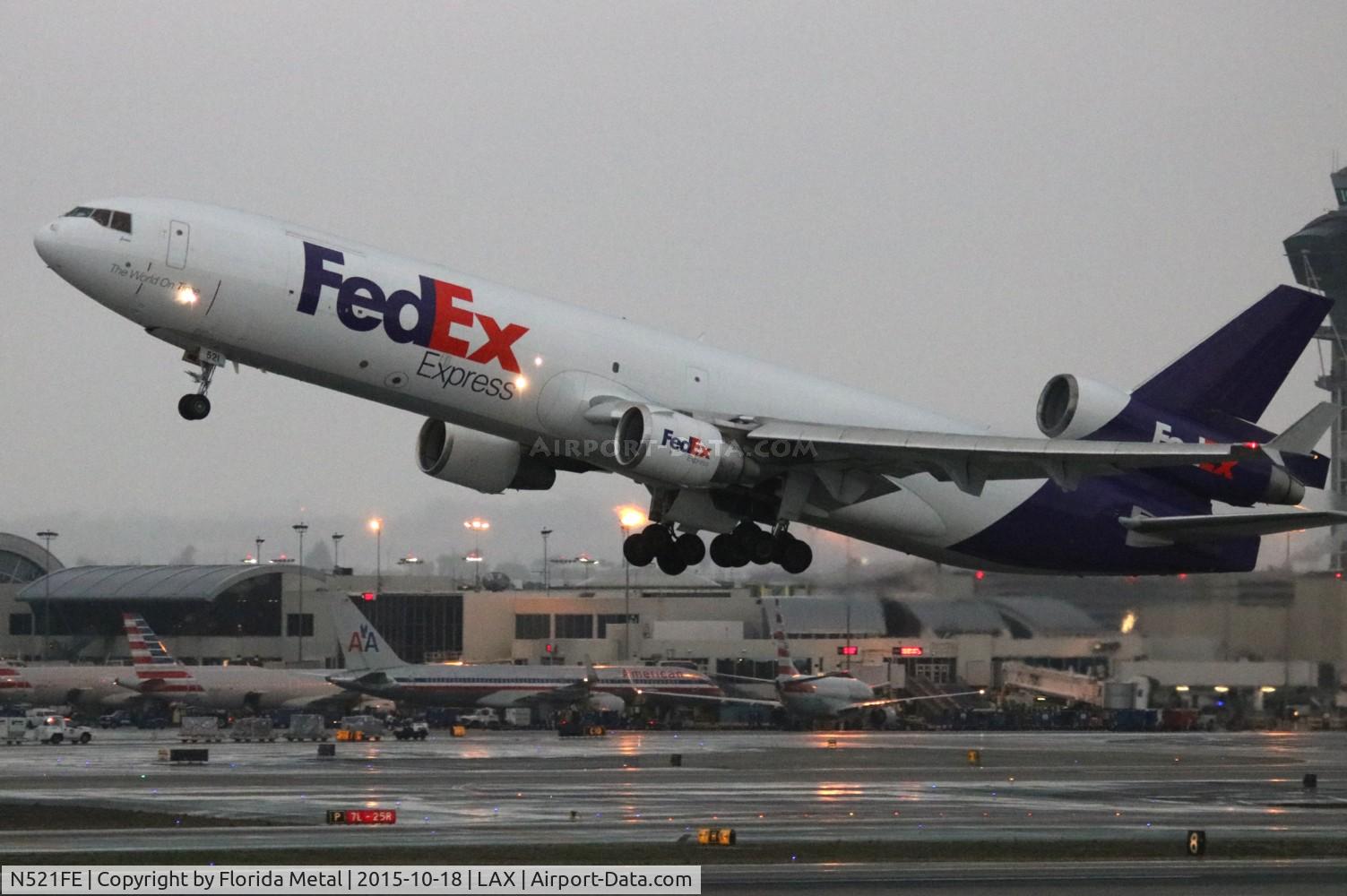 N521FE, 1992 McDonnell Douglas MD-11F C/N 48478, Fed Ex