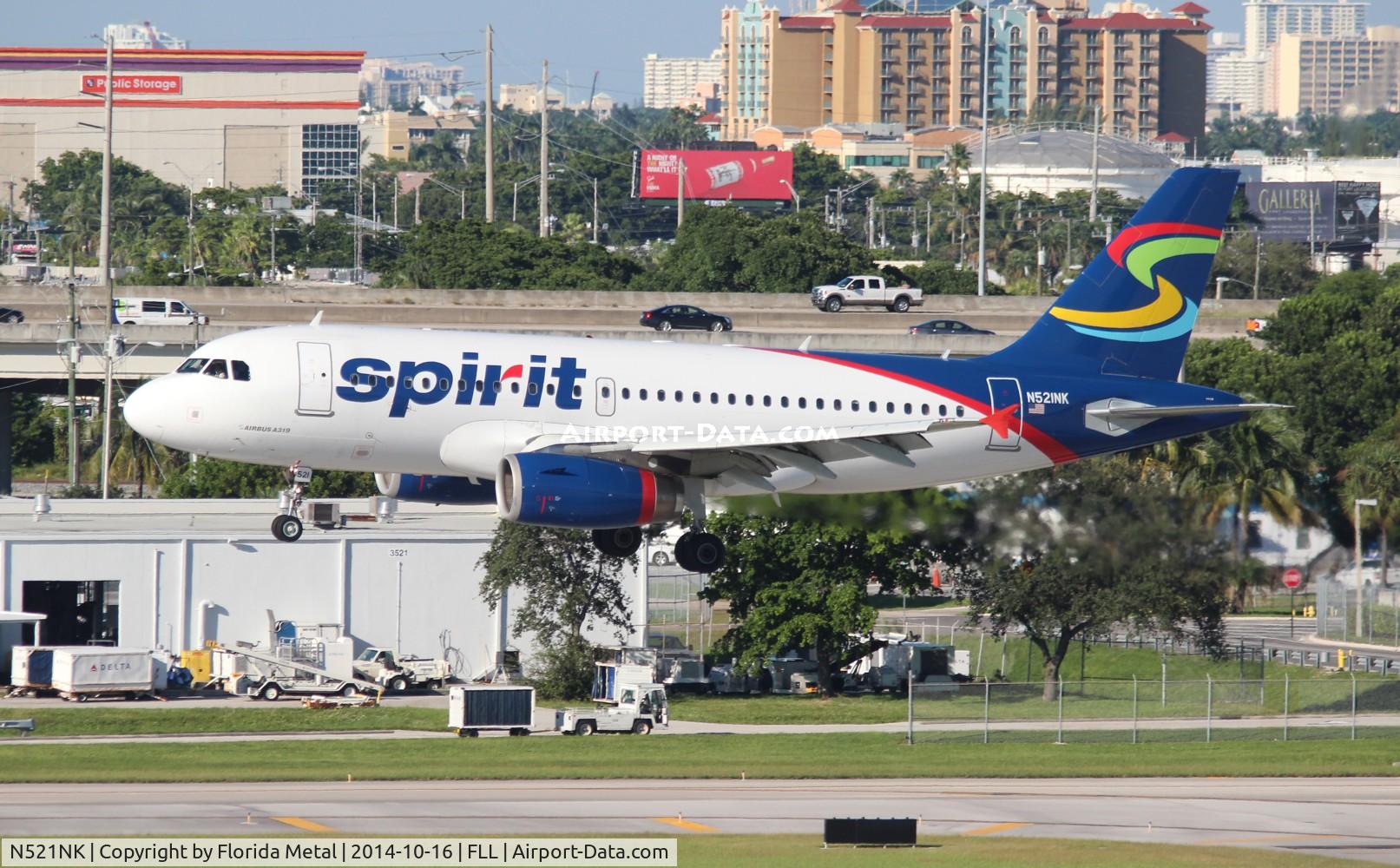N521NK, 2006 Airbus A319-132 C/N 2797, Spirit