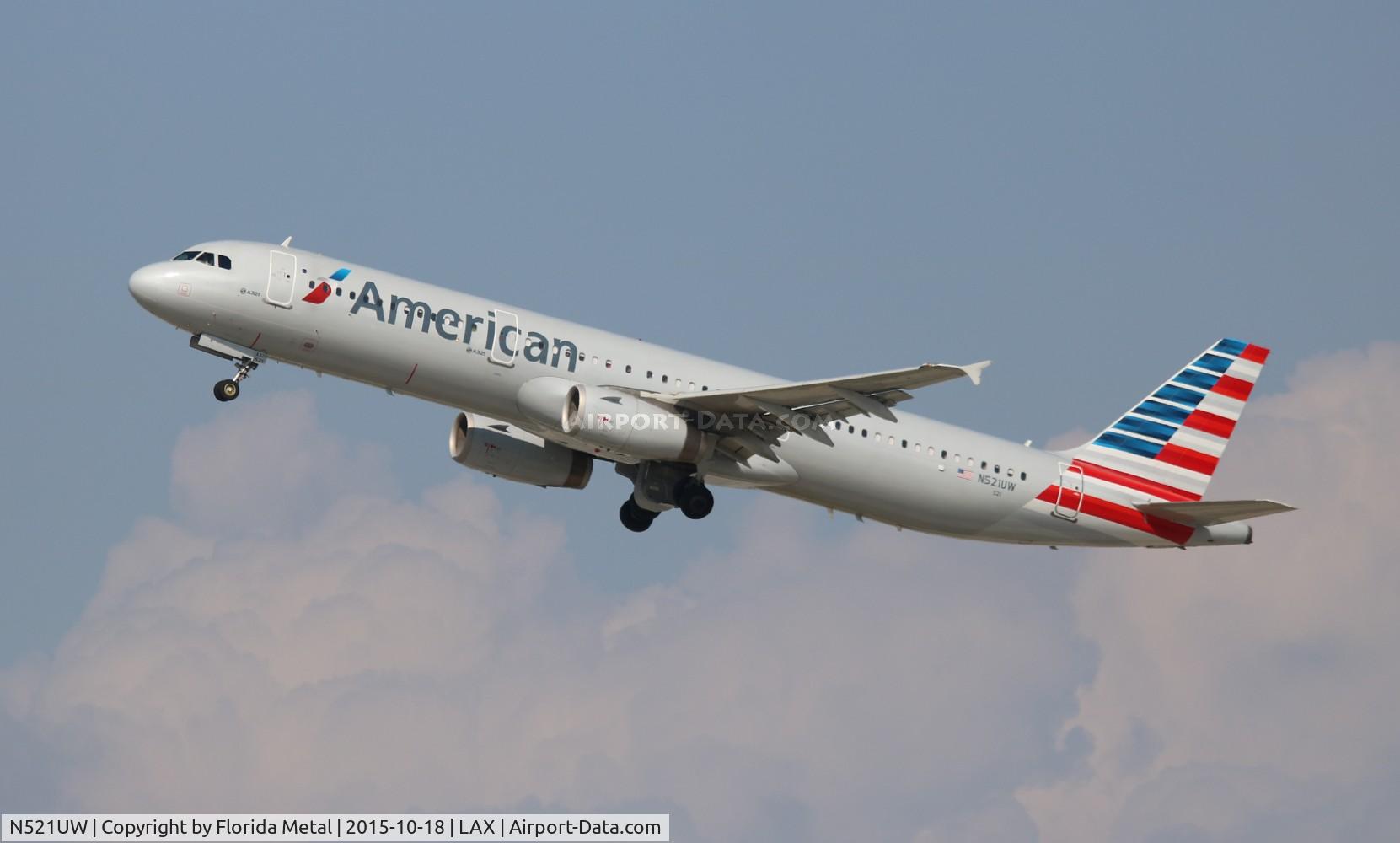 N521UW, 2009 Airbus A321-231 C/N 3944, American