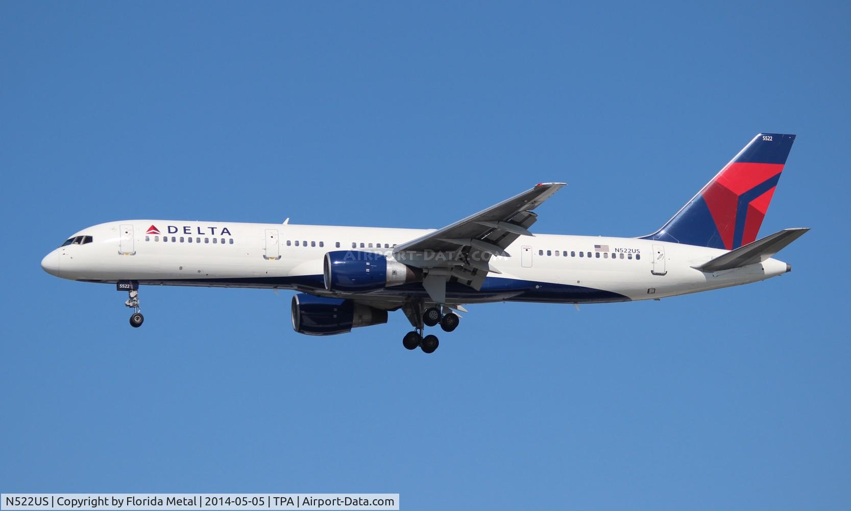 N522US, 1987 Boeing 757-251 C/N 23616, Delta