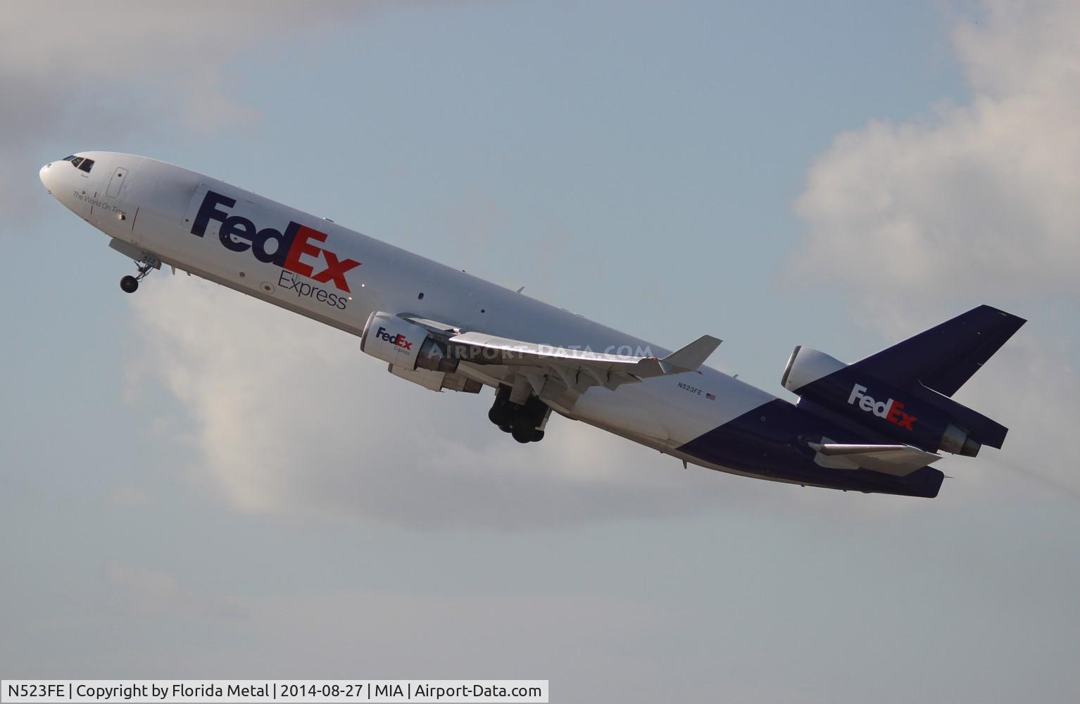 N523FE, 1993 McDonnell Douglas MD-11F C/N 48479, Fed Ex