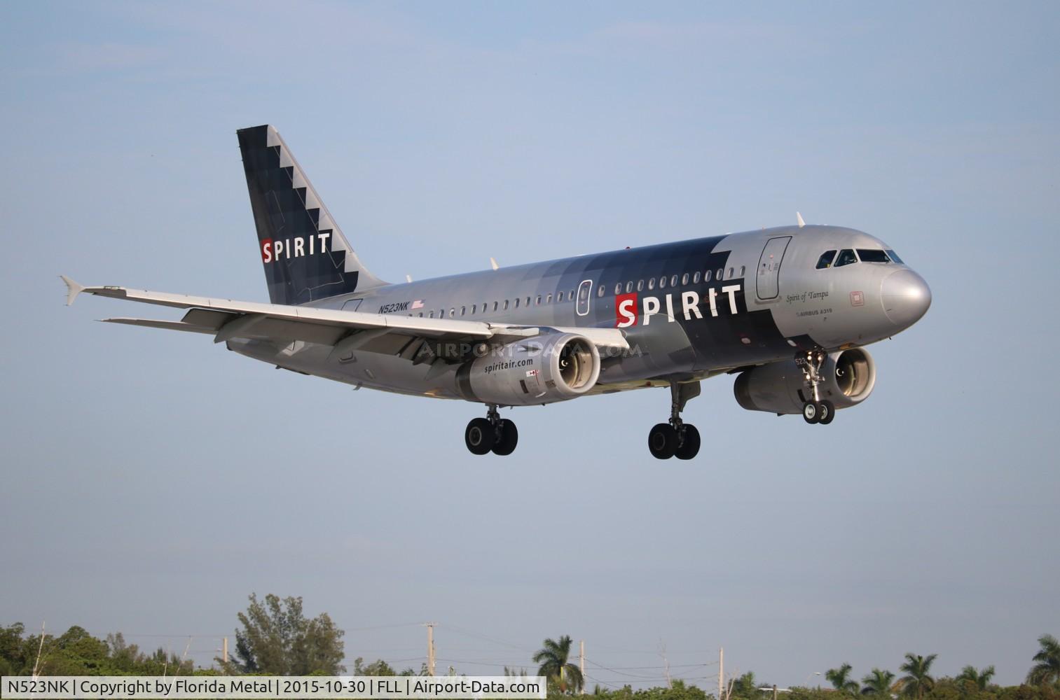 N523NK, 2006 Airbus A319-132 C/N 2898, Spirit