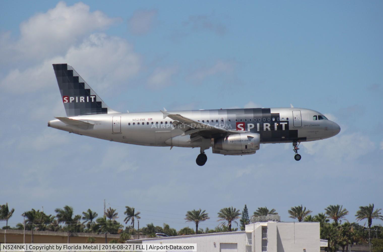N524NK, 2006 Airbus A319-132 C/N 2929, Spirit