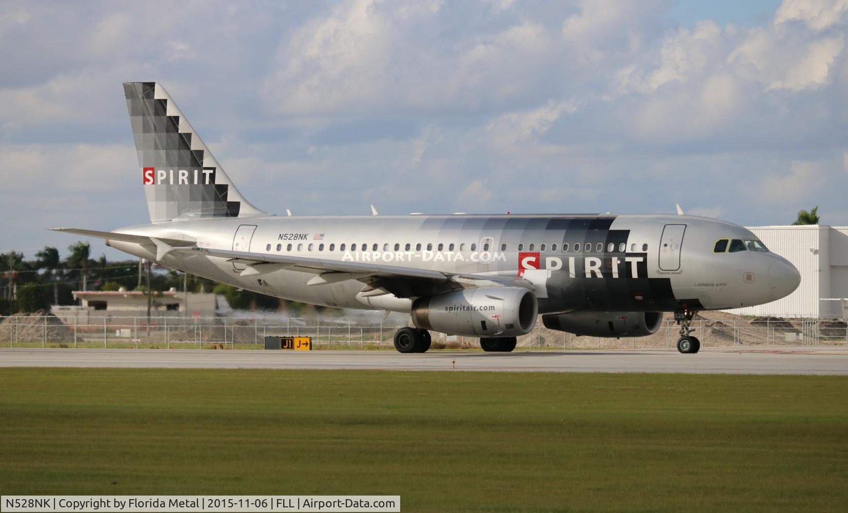 N528NK, 2007 Airbus A319-132 C/N 2983, Spirit