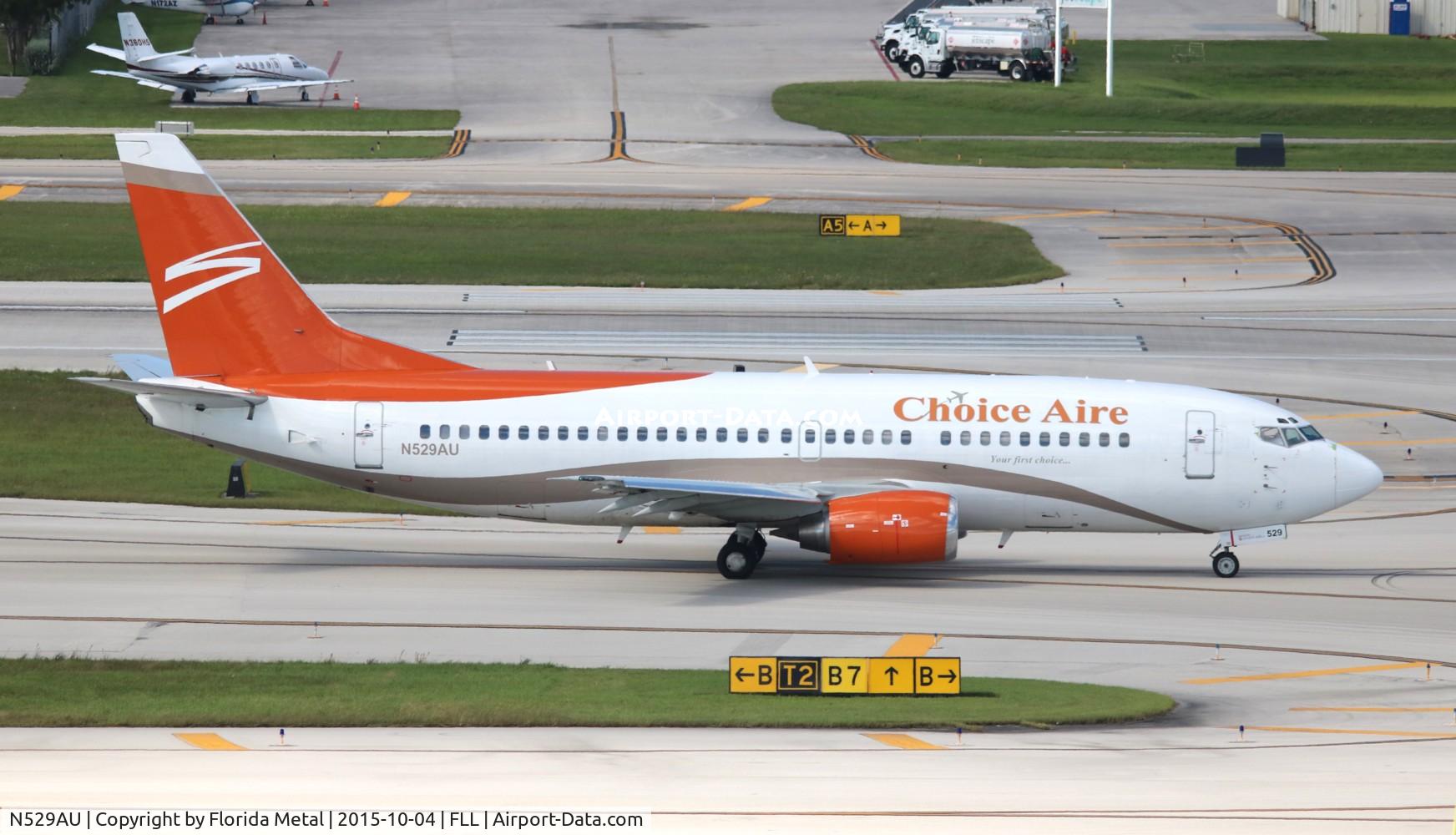 N529AU, 1989 Boeing 737-3B7 C/N 24411, Choice Aire