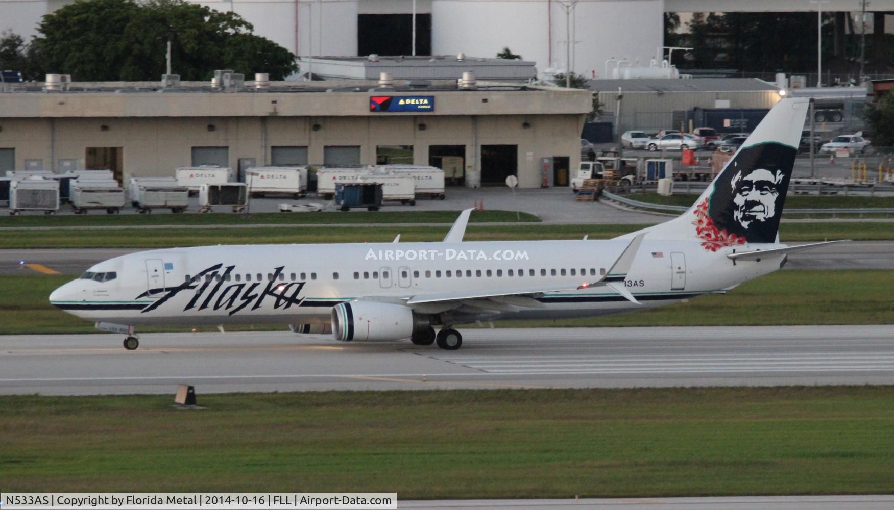 N533AS, 2010 Boeing 737-890 C/N 35201, Alaska