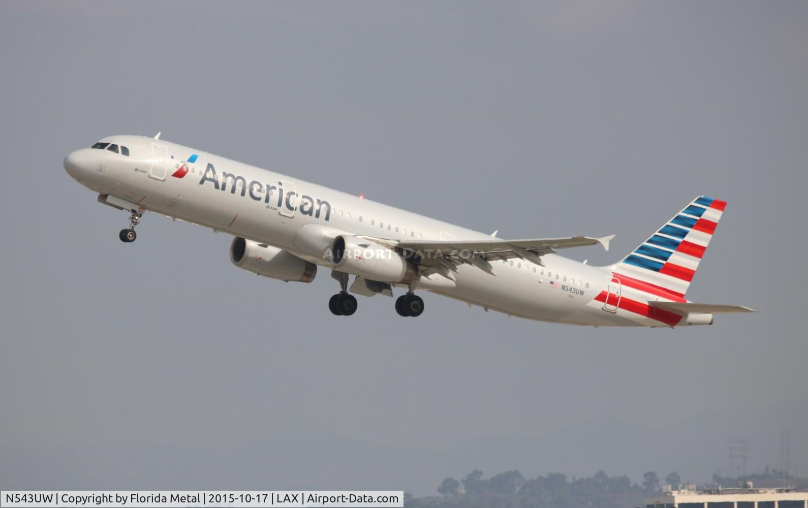 N543UW, 2011 Airbus A321-231 C/N 4843, American