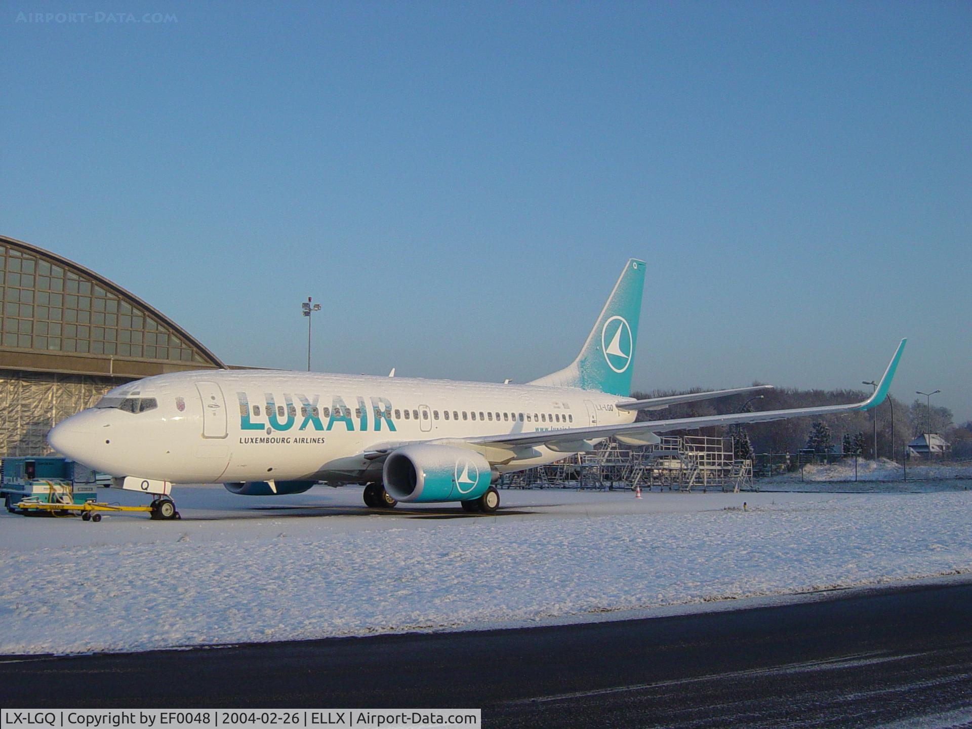LX-LGQ, 2004 Boeing 737-7C9 C/N 33802, just been delivered