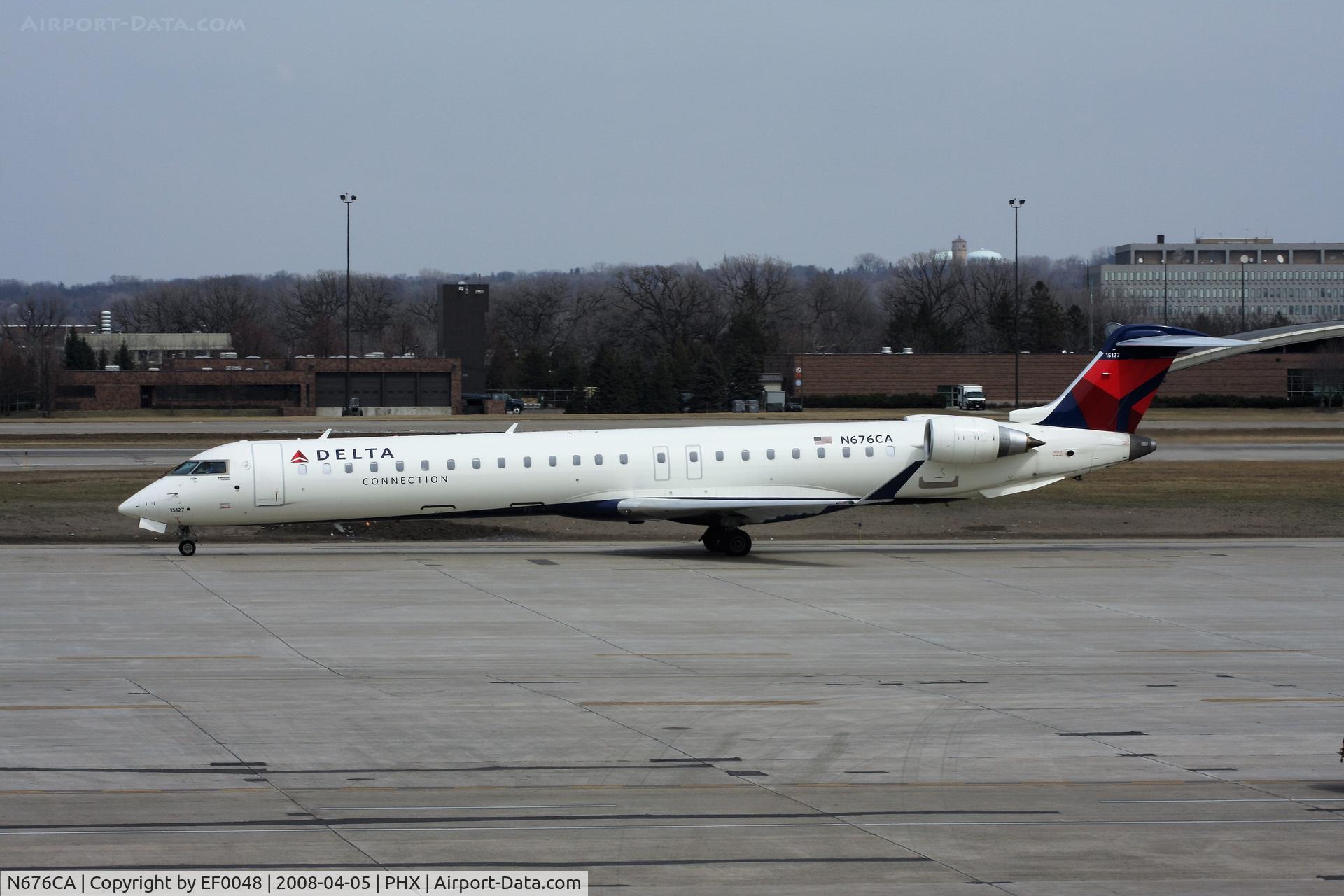 N676CA, 2007 Bombardier CRJ-900ER (CL-600-2D24) C/N 15127, Commuter