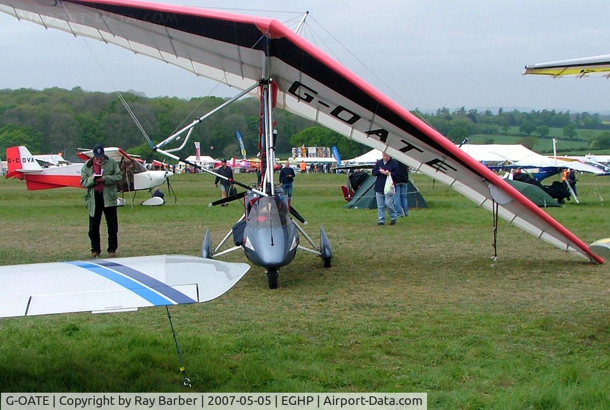 G-OATE, 2004 Mainair Pegasus Quantum 15-912 C/N 8064, G-OATE   P & M Aviation Pegasus Quantum 15-912 [8064] Popham~G 05/05/2007