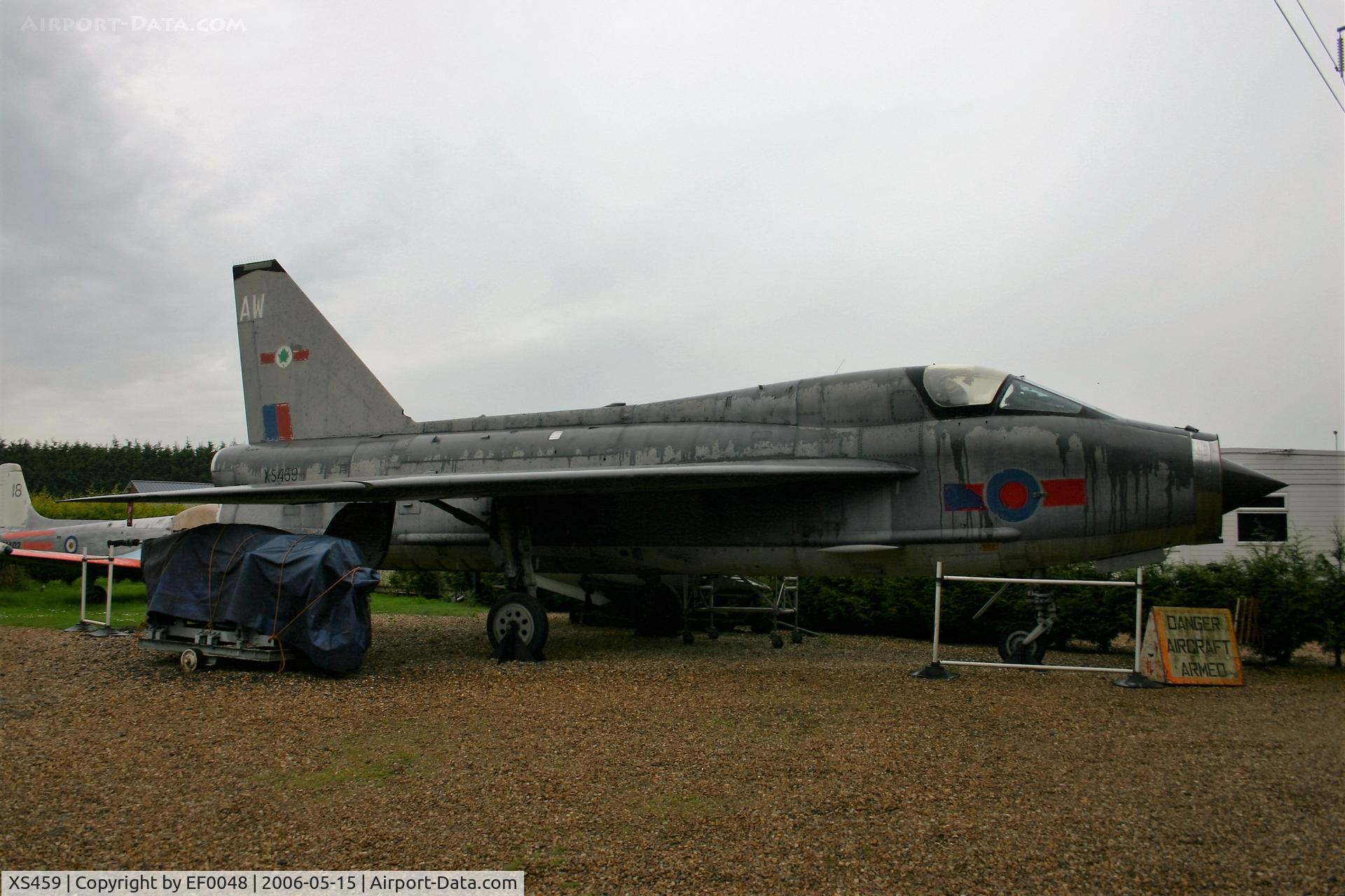 XS459, English Electric Lightning T.5 C/N 95019, since been repainted