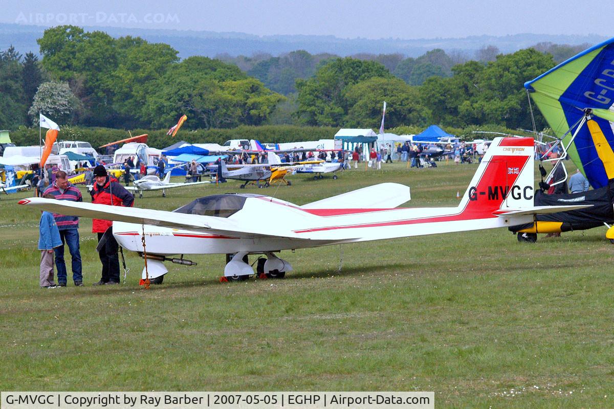 G-MVGC, 1988 AMF Chevvron 2-32 C/N 010, AMF Chevvron 2-32C [010] Popham~G 05/05/2007