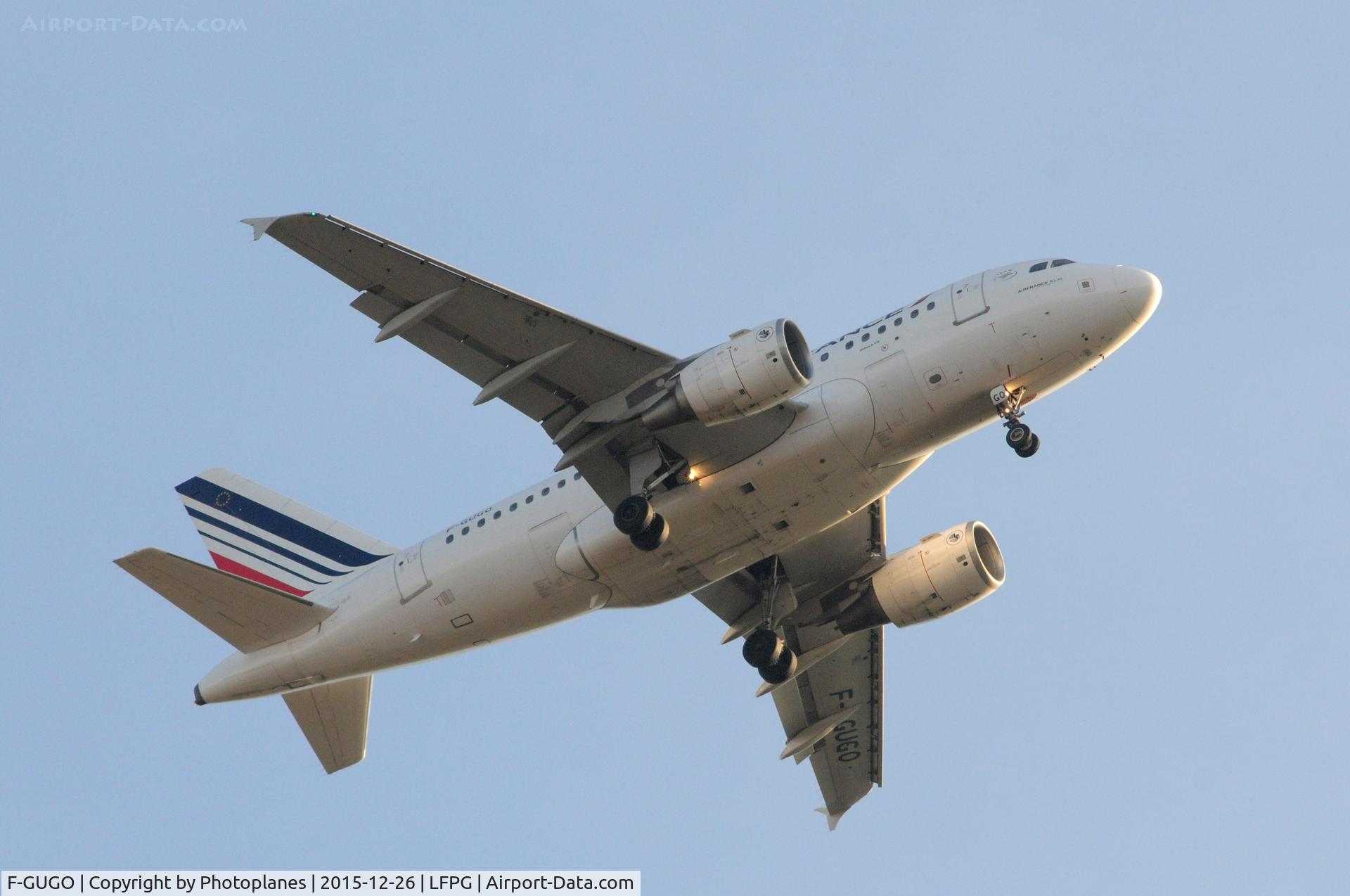 F-GUGO, 2006 Airbus A318-111 C/N 2951, Landing to cdg