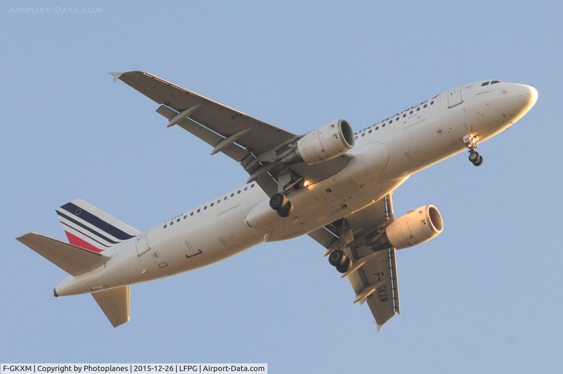 F-GKXM, 2006 Airbus A320-214 C/N 2721, Landing to cdg