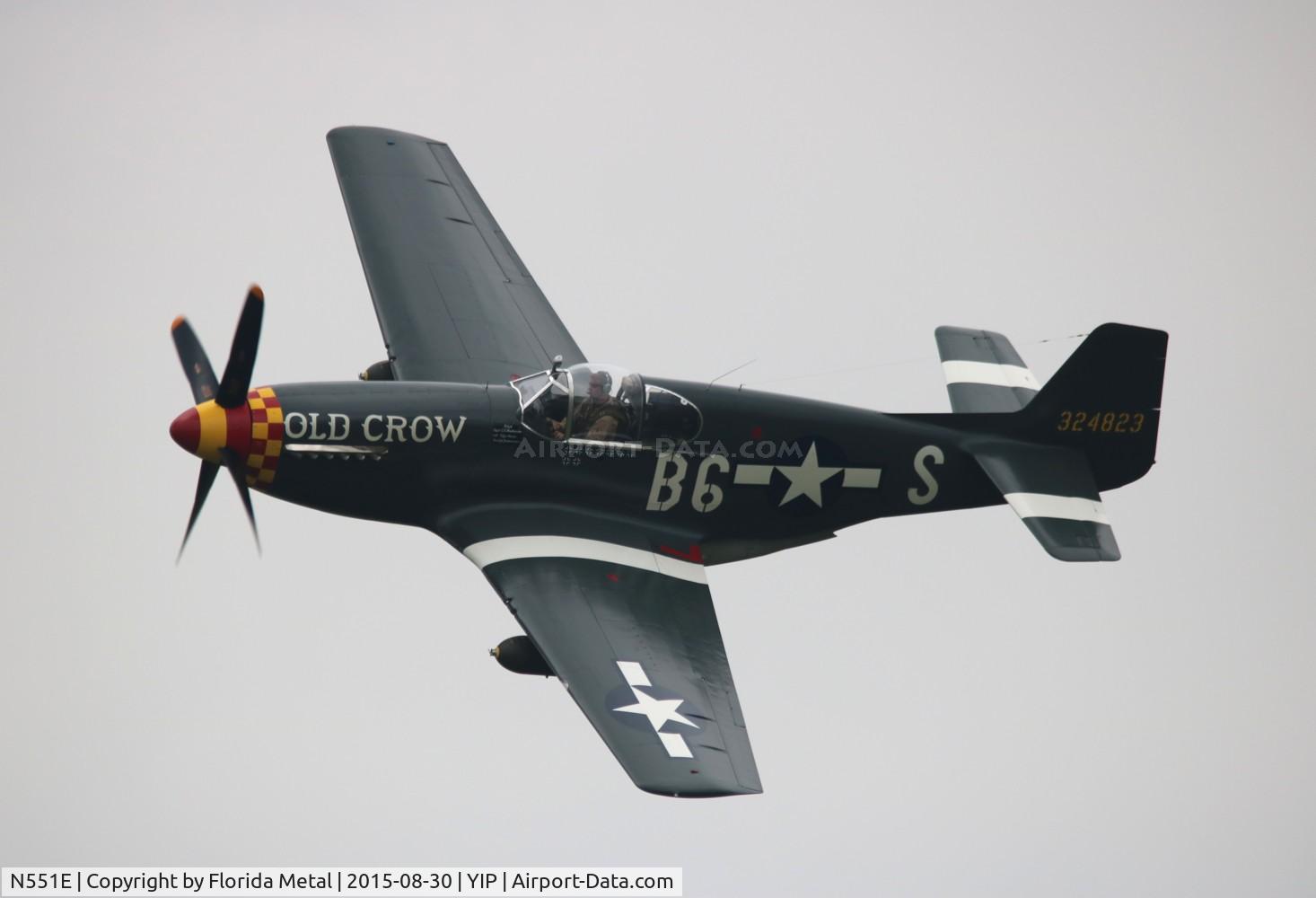 N551E, 1943 North American P-51B-1NA Mustang C/N 102-24700, Old Crow