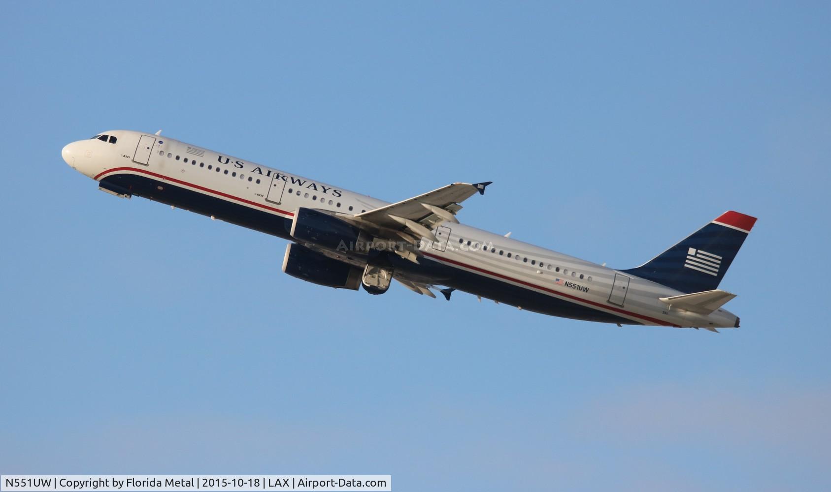 N551UW, 2011 Airbus A321-231 C/N 4940, USAirways