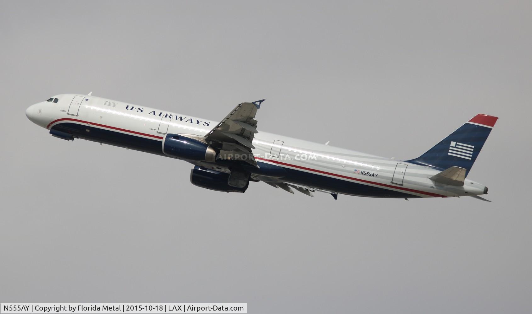 N555AY, 2012 Airbus A321-231 C/N 5235, USAirways