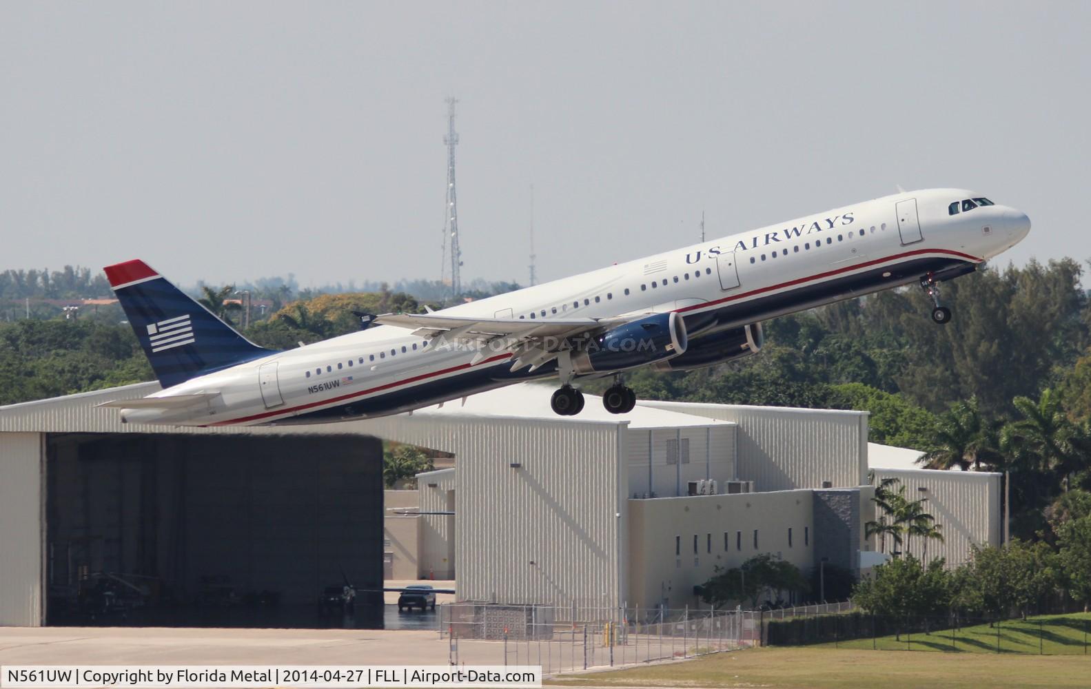 N561UW, 2012 Airbus A321-231 C/N 5317, USAirways