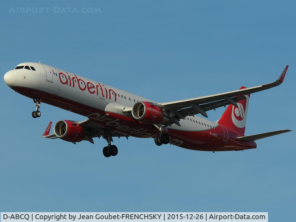 D-ABCQ, 2015 Airbus A321-211 C/N 6639, Air Berlin from Düsseldorf, AB2346 to Las Palmas