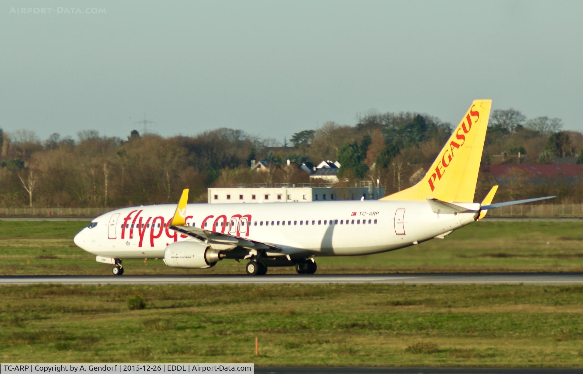 TC-ARP, 2011 Boeing 737-82R C/N 40727, Pegasus, seen here on the RWY at Düsseldorf Int'l(EDDL), shortly after arrival from Istanbul Sabiha Gökcen(LTFJ)