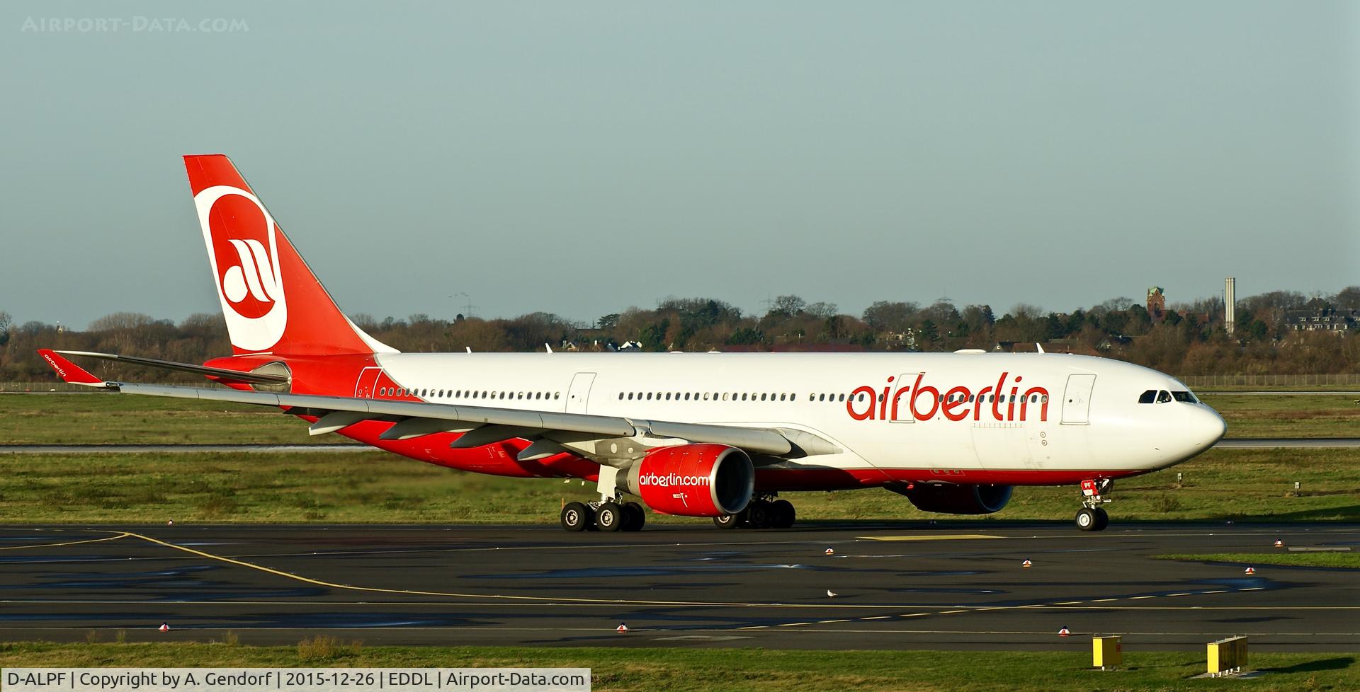 D-ALPF, 2002 Airbus A330-223 C/N 476, Air Berlin, is here on taxiway 