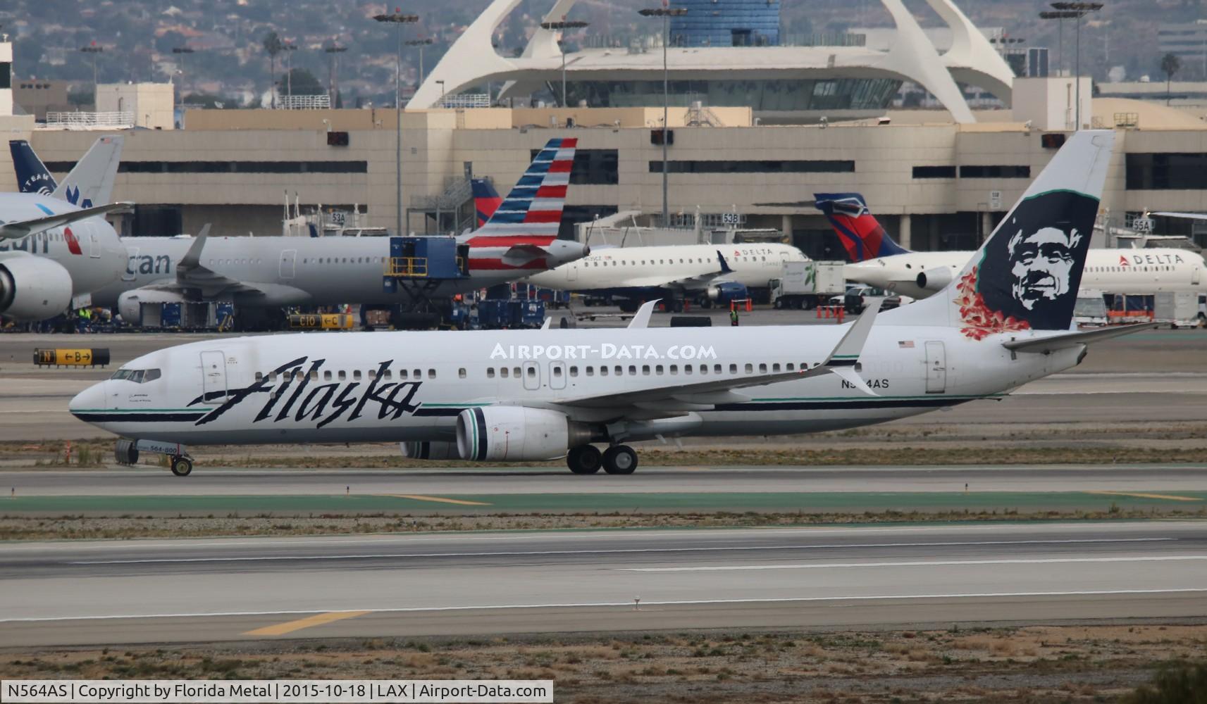 N564AS, 2006 Boeing 737-890 C/N 35103, Alaska