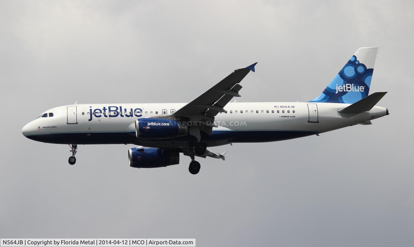 N564JB, 2003 Airbus A320-232 C/N 2020, Jet Blue