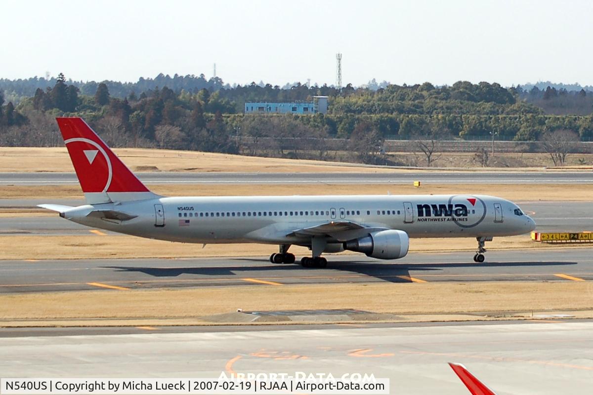 N540US, 1996 Boeing 757-251 C/N 26487, At Narita