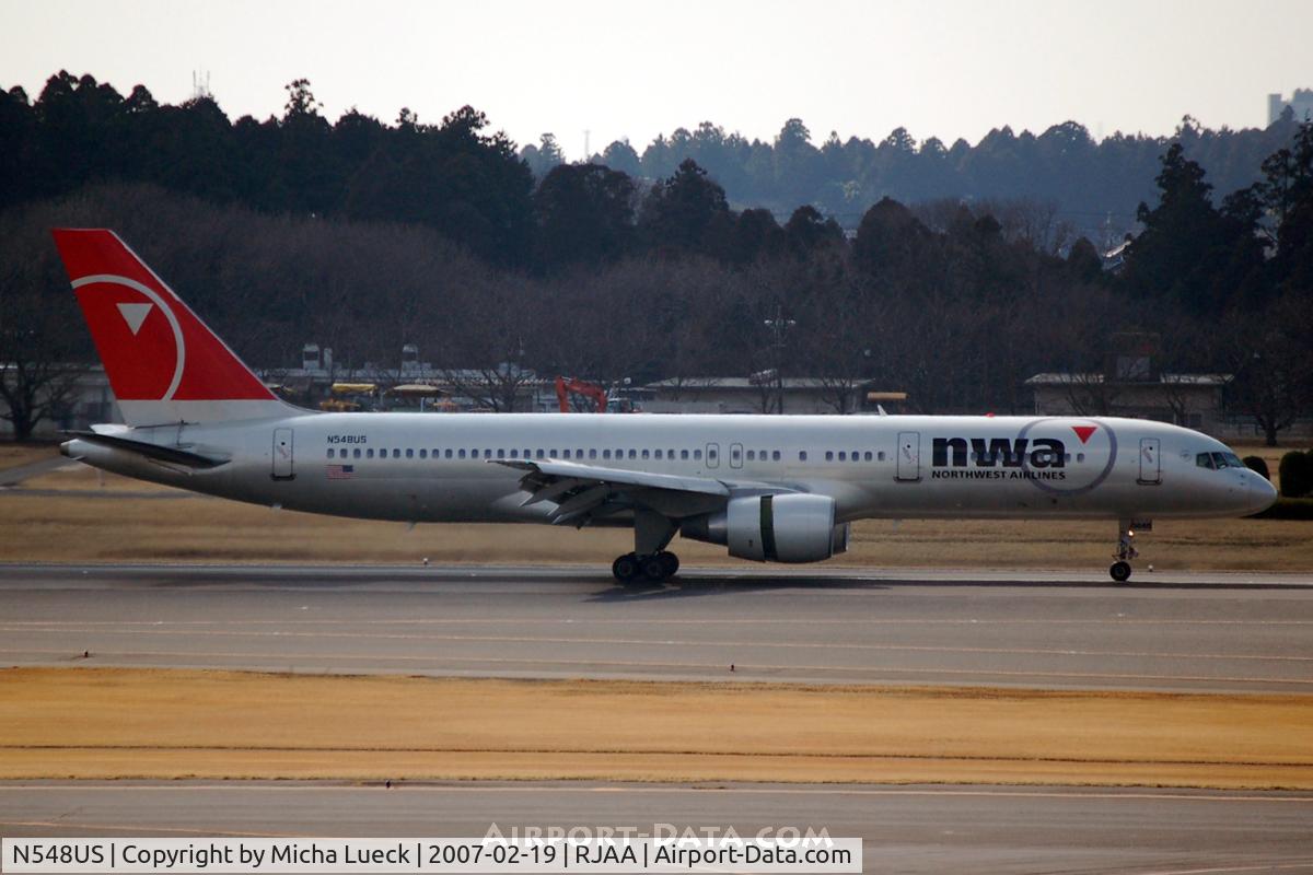 N548US, 1996 Boeing 757-251 C/N 26495, At Narita