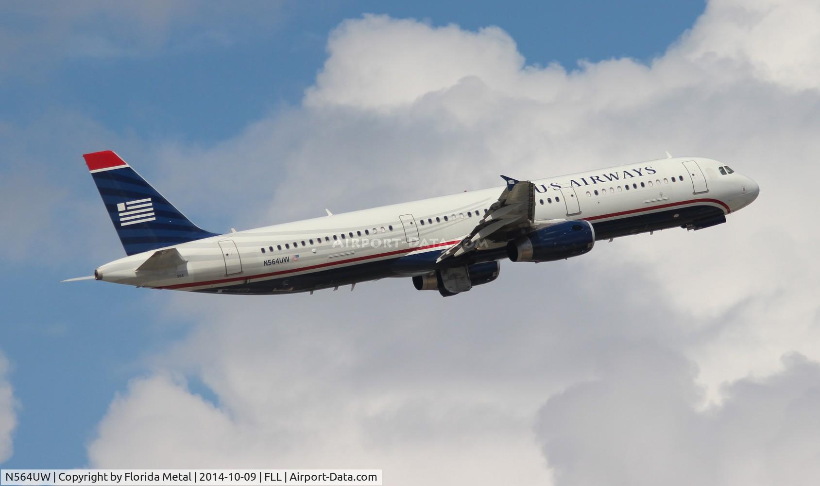 N564UW, 2012 Airbus A321-231 C/N 5374, USAirways