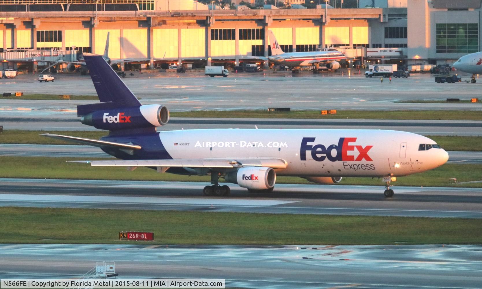 N566FE, 1979 McDonnell Douglas MD-10-10F C/N 46989, Fed Ex