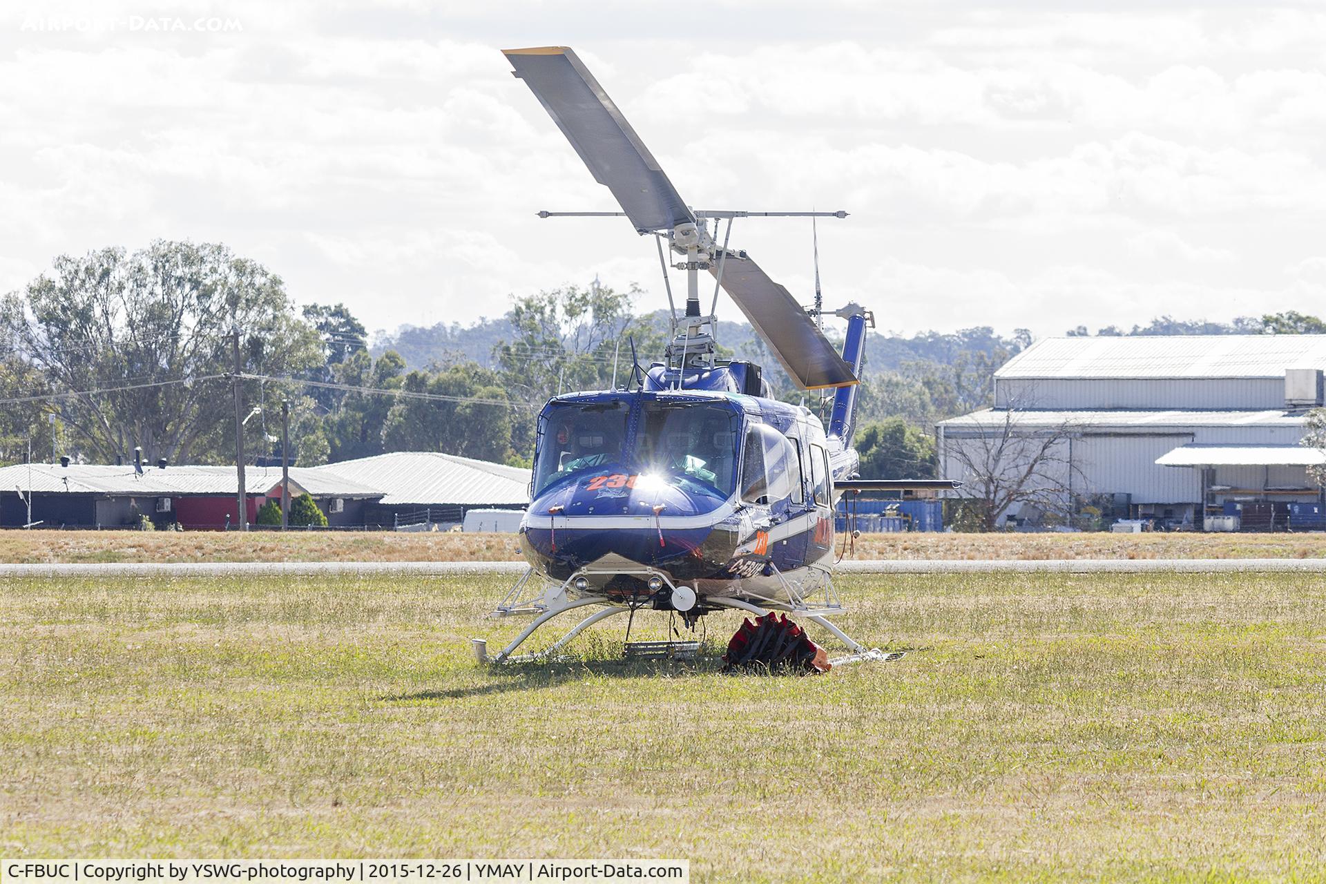 C-FBUC, 1975 Bell 212 C/N 30687, Great Slave Helicopters (C-FBUC) Bell 212, operated by Jayrow Helicopters as Helitack 238, at Albury Airport.