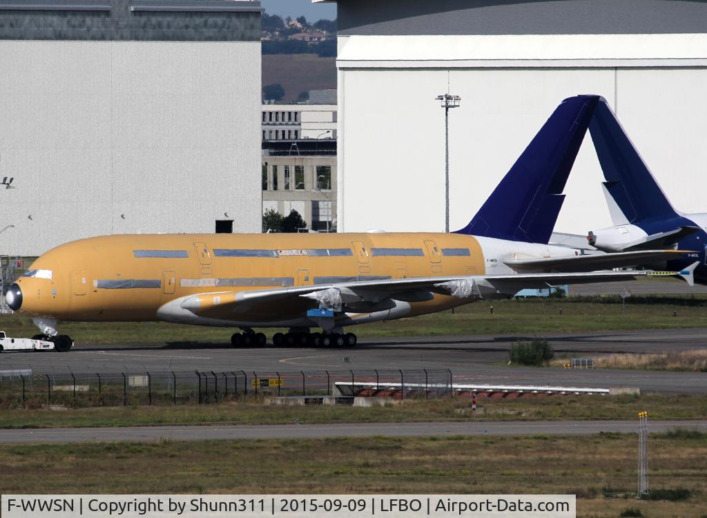 F-WWSN, 2014 Airbus A380-841 C/N 0167, C/n 0167 - Skymark Airways ntu... Aircraft stored without engines