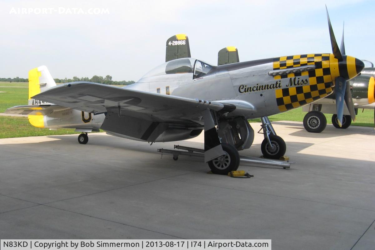 N83KD, 1944 North American F-51D Mustang C/N 44-84410, Champagne Aviation Museum - Urbana, Ohio