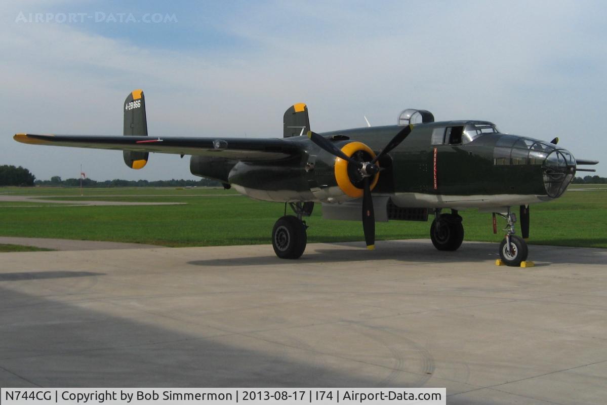 N744CG, 1944 North American B-25N Mitchell C/N 108-32141, Champagne Aviation Museum - Urbana, Ohio