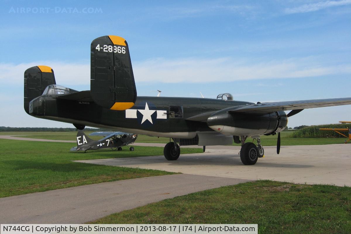 N744CG, 1944 North American B-25N Mitchell C/N 108-32141, Champagne Aviation Museum - Urbana, Ohio