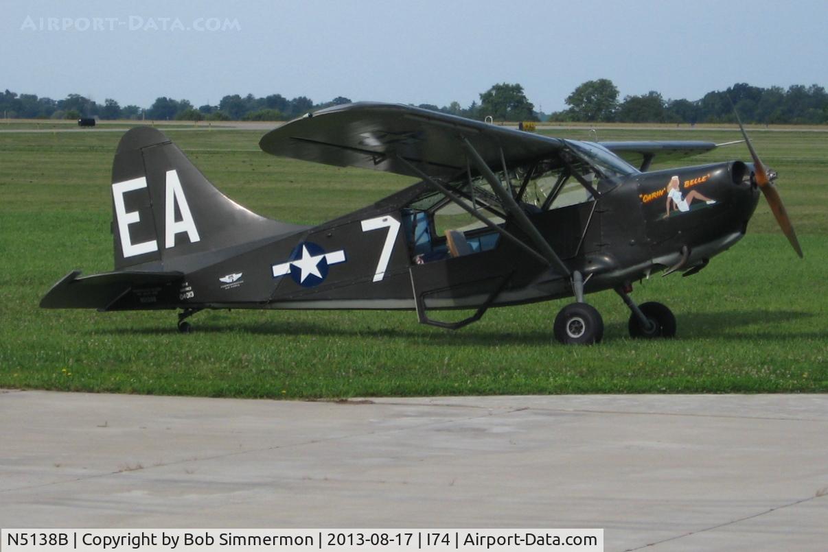 N5138B, 1956 Stinson OY-2 C/N 04013, Champagne Aviation Museum - Urbana, Ohio