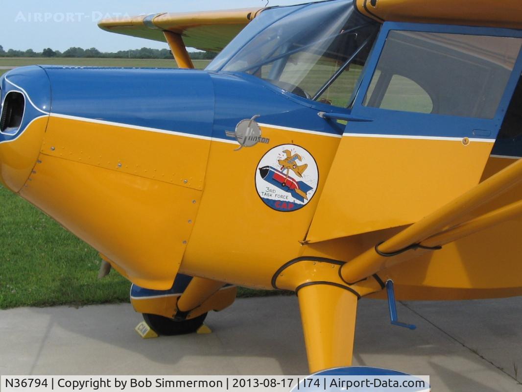 N36794, 1941 Stinson 10A C/N 8094, Champagne Aviation Museum - Urbana, Ohio