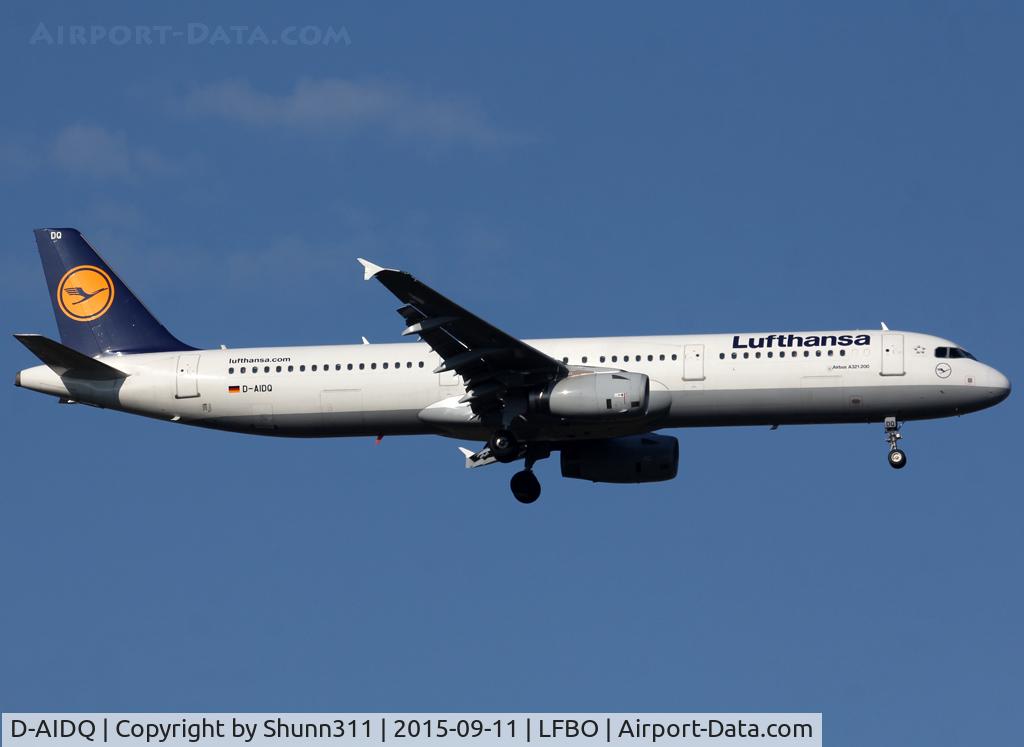 D-AIDQ, 2012 Airbus A321-231 C/N 5028, Landing rwy 14R