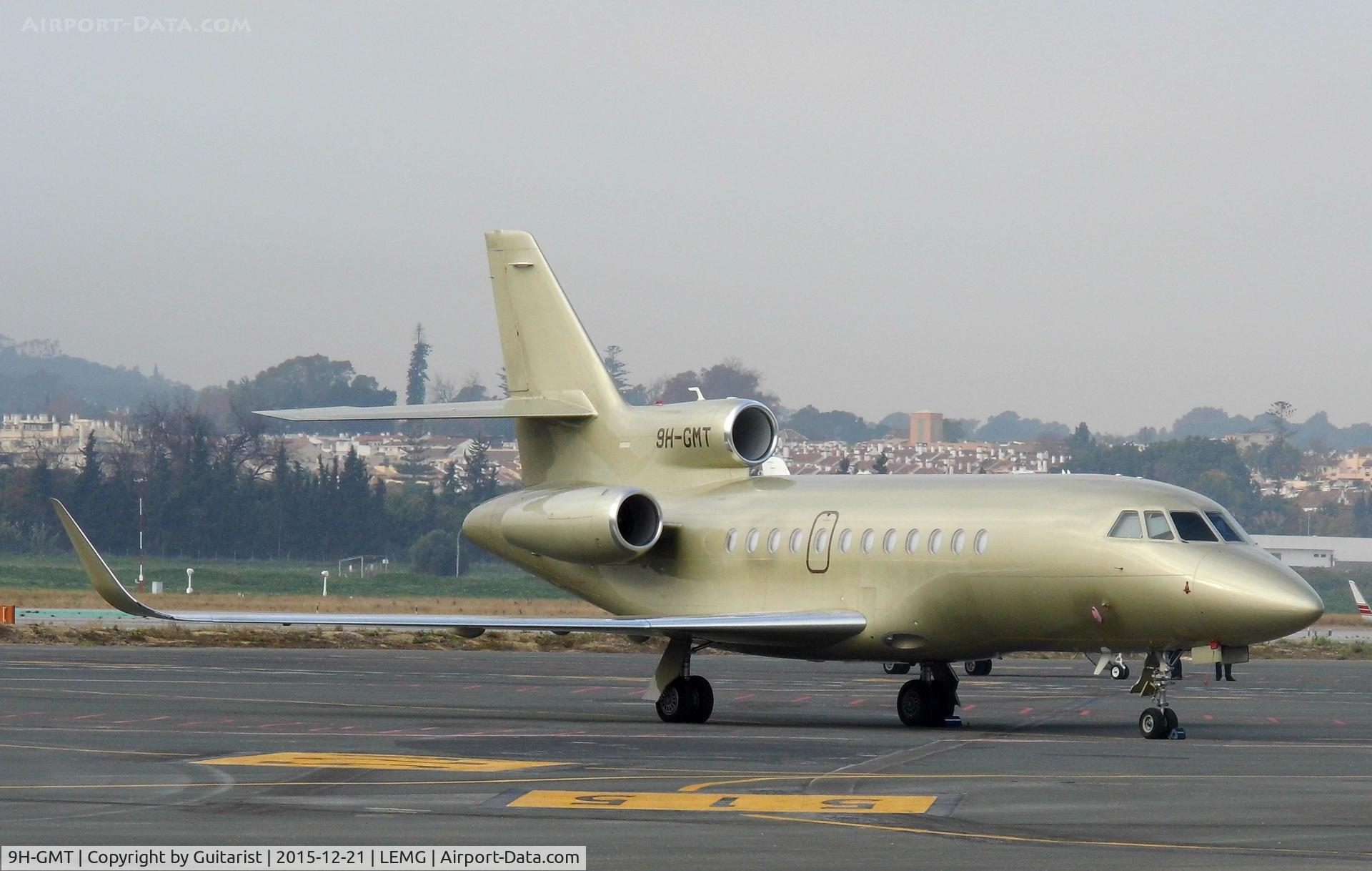 9H-GMT, 2011 Dassault Falcon 900LX C/N 247, At Malaga
