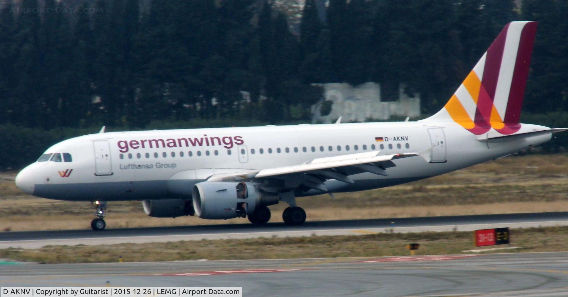 D-AKNV, 2005 Airbus A319-112 C/N 2632, At Malaga