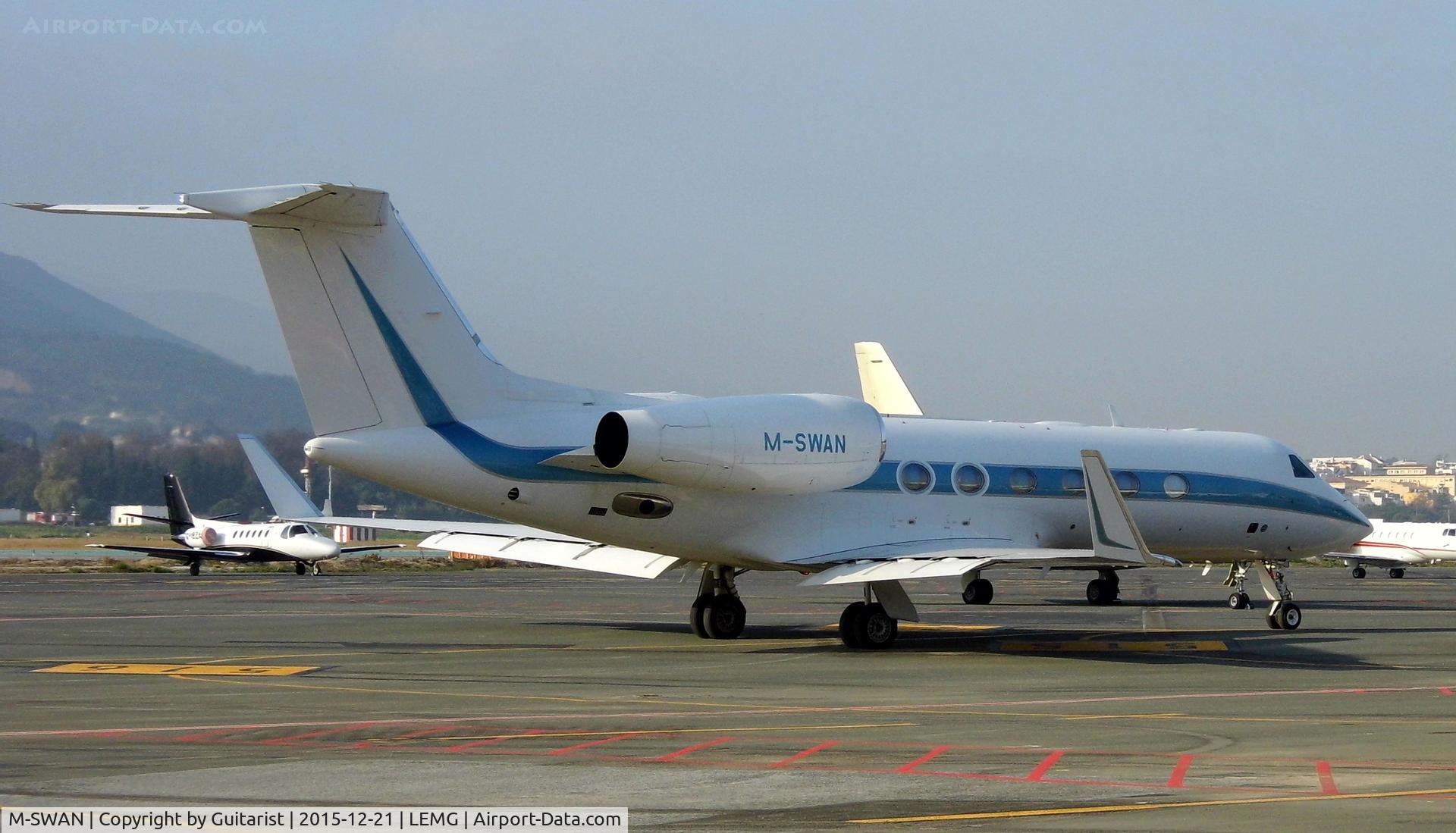 M-SWAN, 2009 Israel Aircraft Industries Gulfstream 200 C/N 233, At Malaga