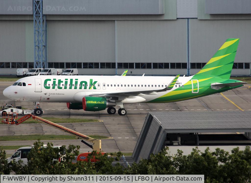 F-WWBY, 2015 Airbus A320-214 C/N 6753, C/n 6753 - To be PK-GQL