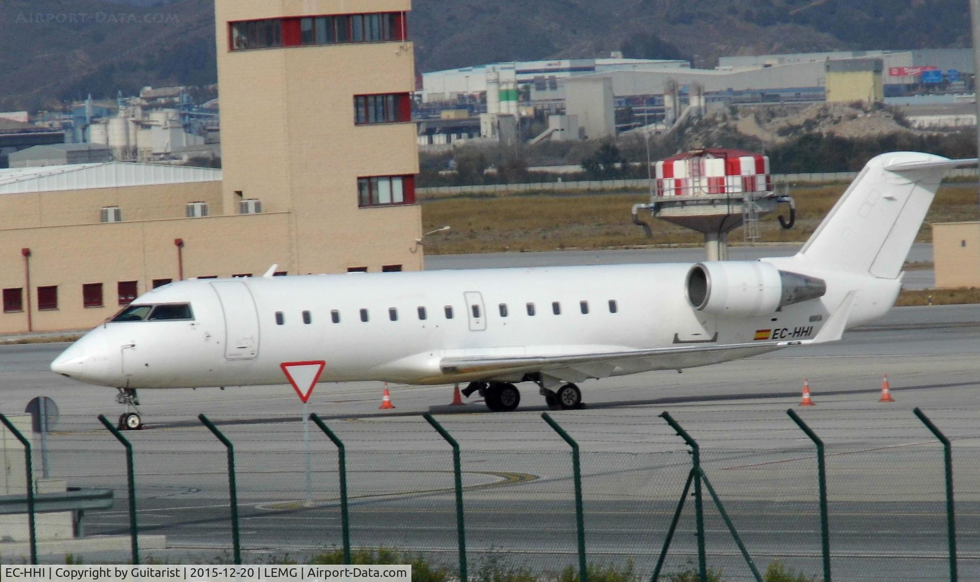EC-HHI, Canadair CRJ-200ER (CL-600-2B19) C/N 7343, At Malaga
