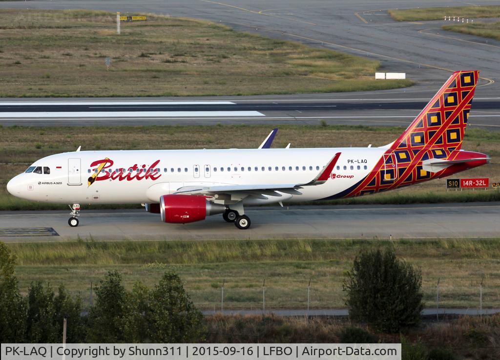 PK-LAQ, 2015 Airbus A320-214 C/N 6722, Delivery day...