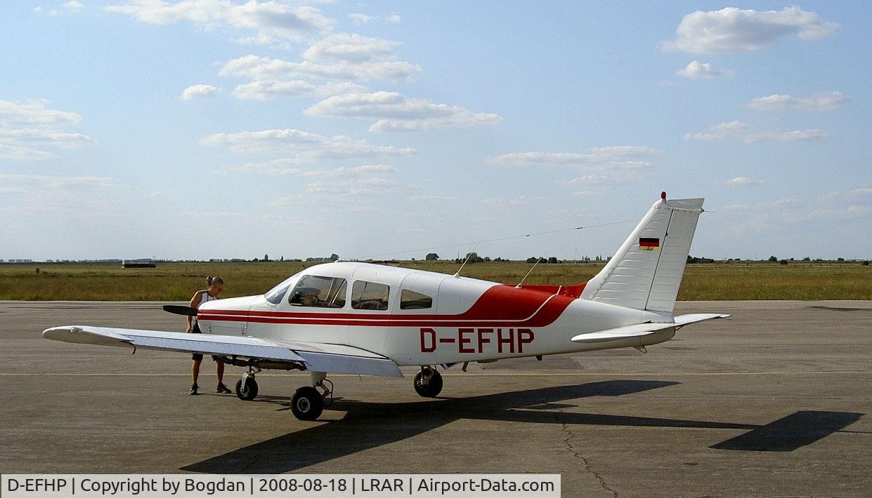 D-EFHP, Piper PA-28-151 Cherokee Warrior C/N 28-7615428, This airplane was my step-father's a few years ago in Arad, Romania.