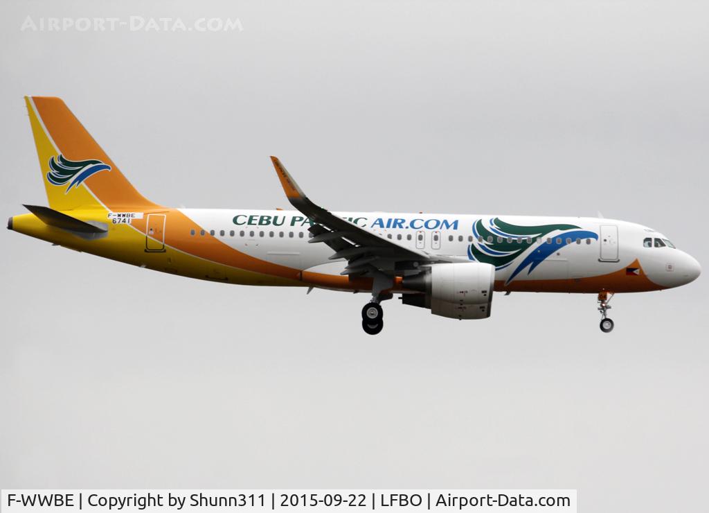 F-WWBE, 2015 Airbus A320-214 C/N 6741, C/n 6741 - To be RP-C4104